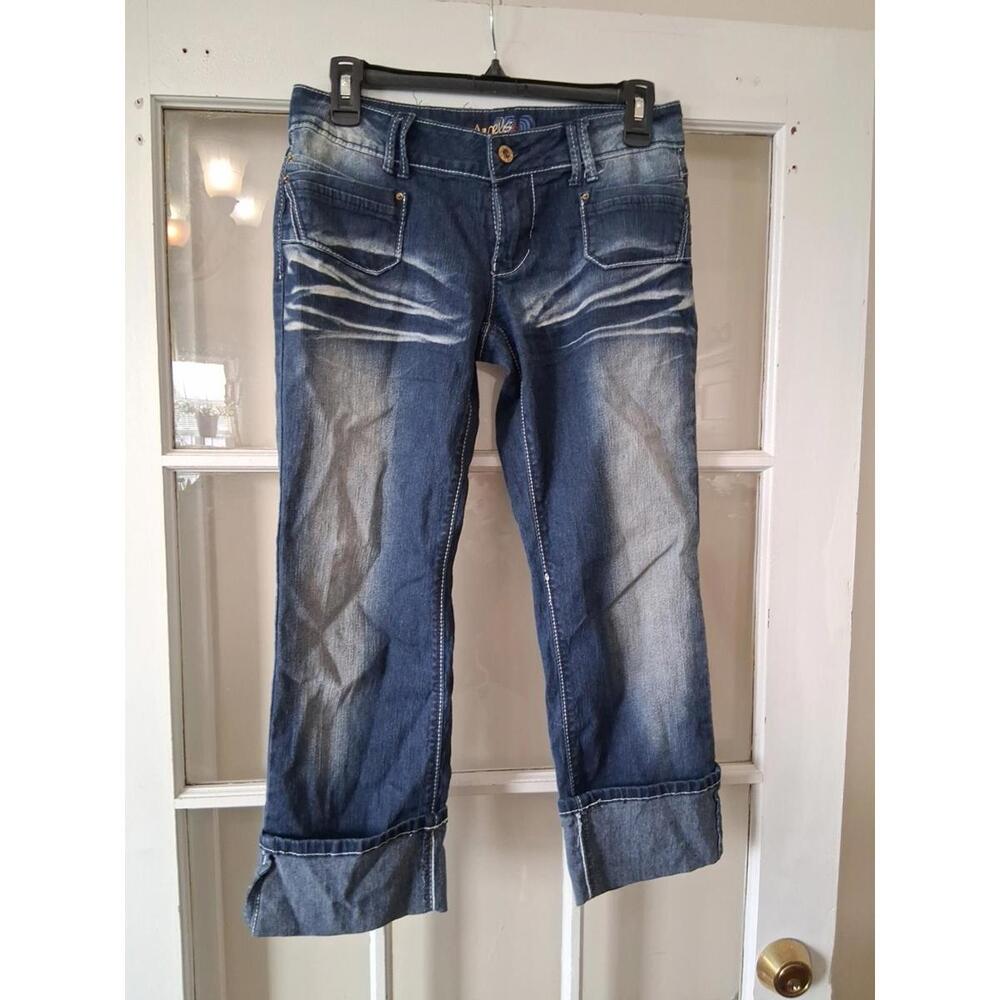 Angels Y2K Women's Classic Blue Boot Cut Jeans size 7 C1